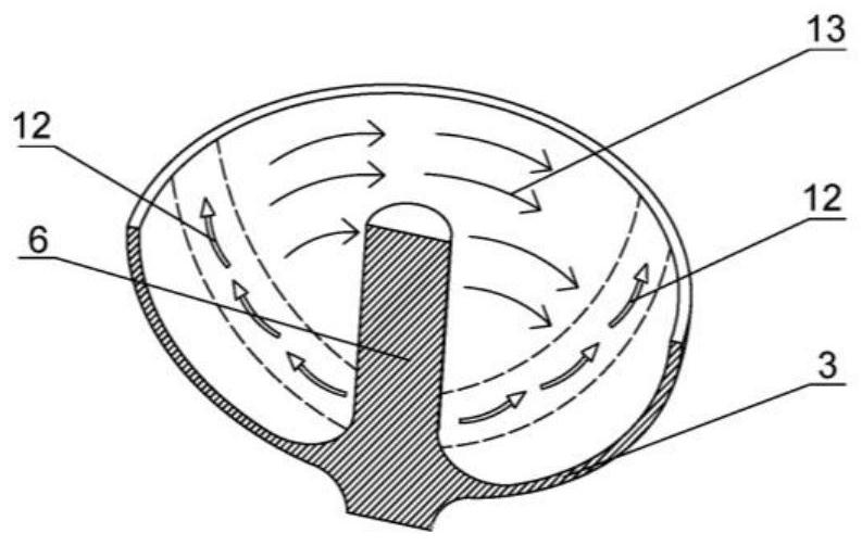 Hemispherical harmonic oscillator flow channel constraint-shear rheological polishing method and device