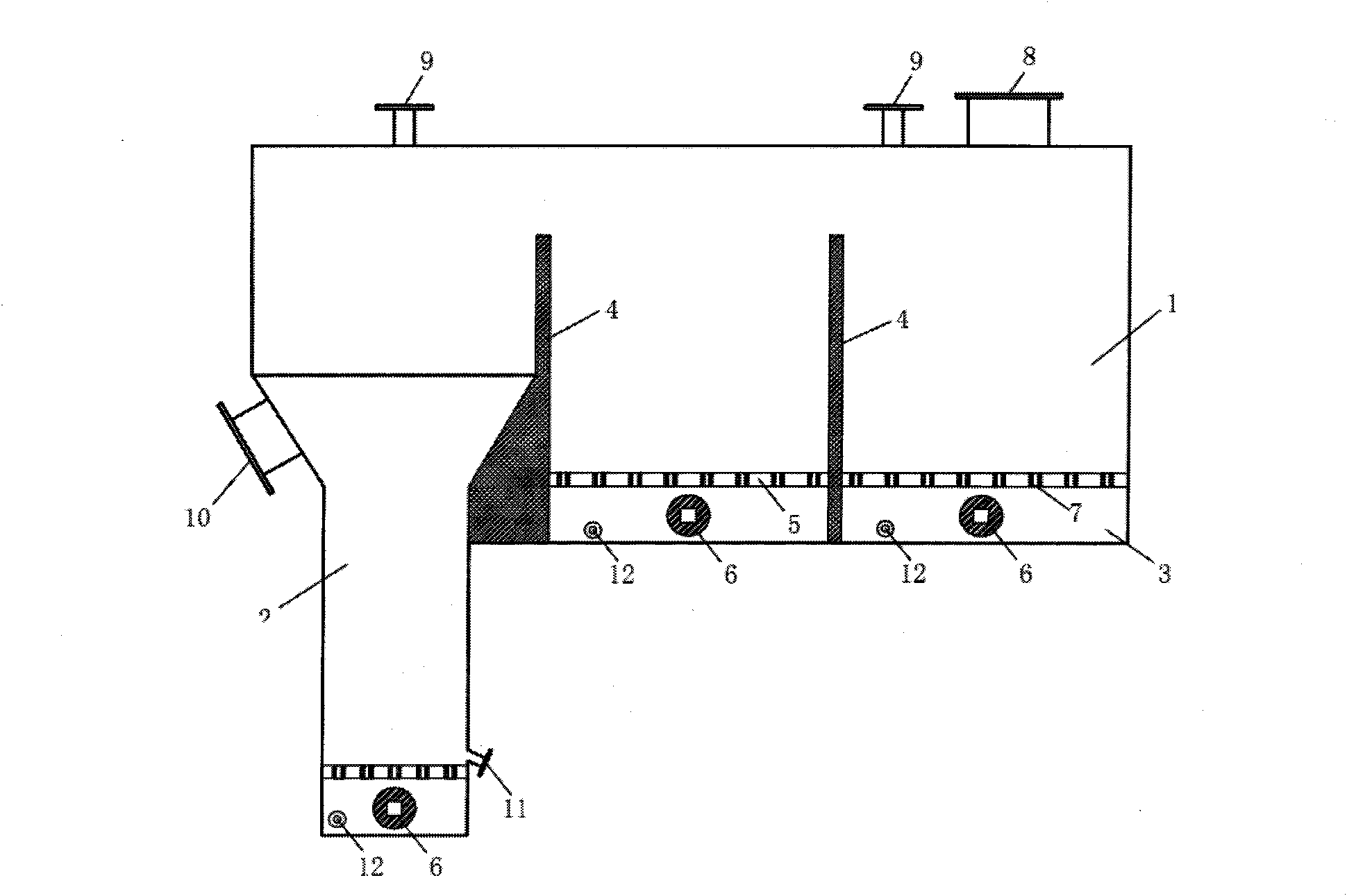 Fluidized bed deacidification purification device and process