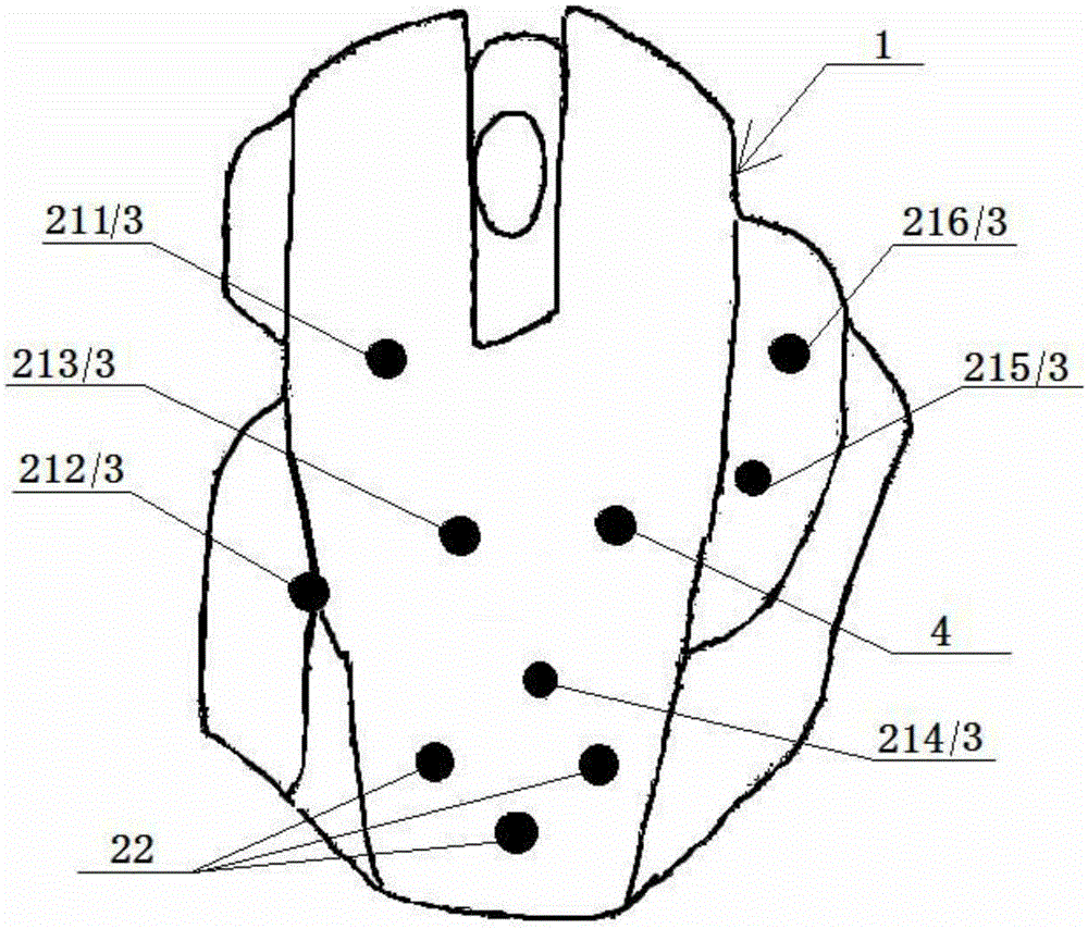 Laser acupuncture health care mouse capable of recognizing acupuncture points automatically
