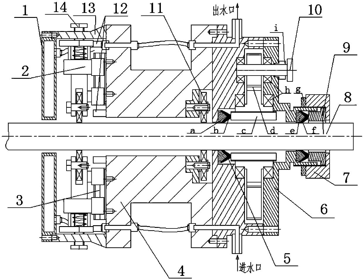Double-layer dynamic seal device with damping function