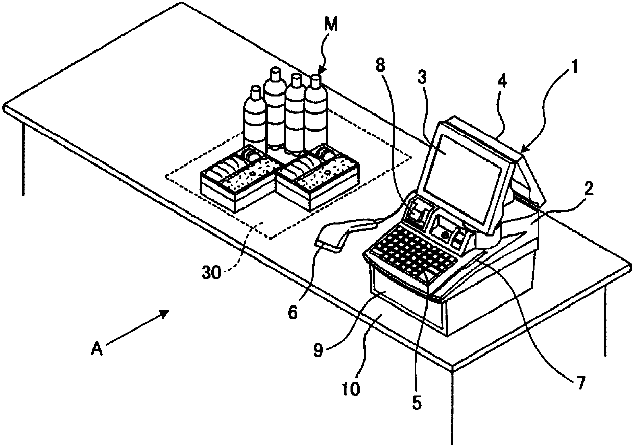 RFID tag reading device, control method and terminal device