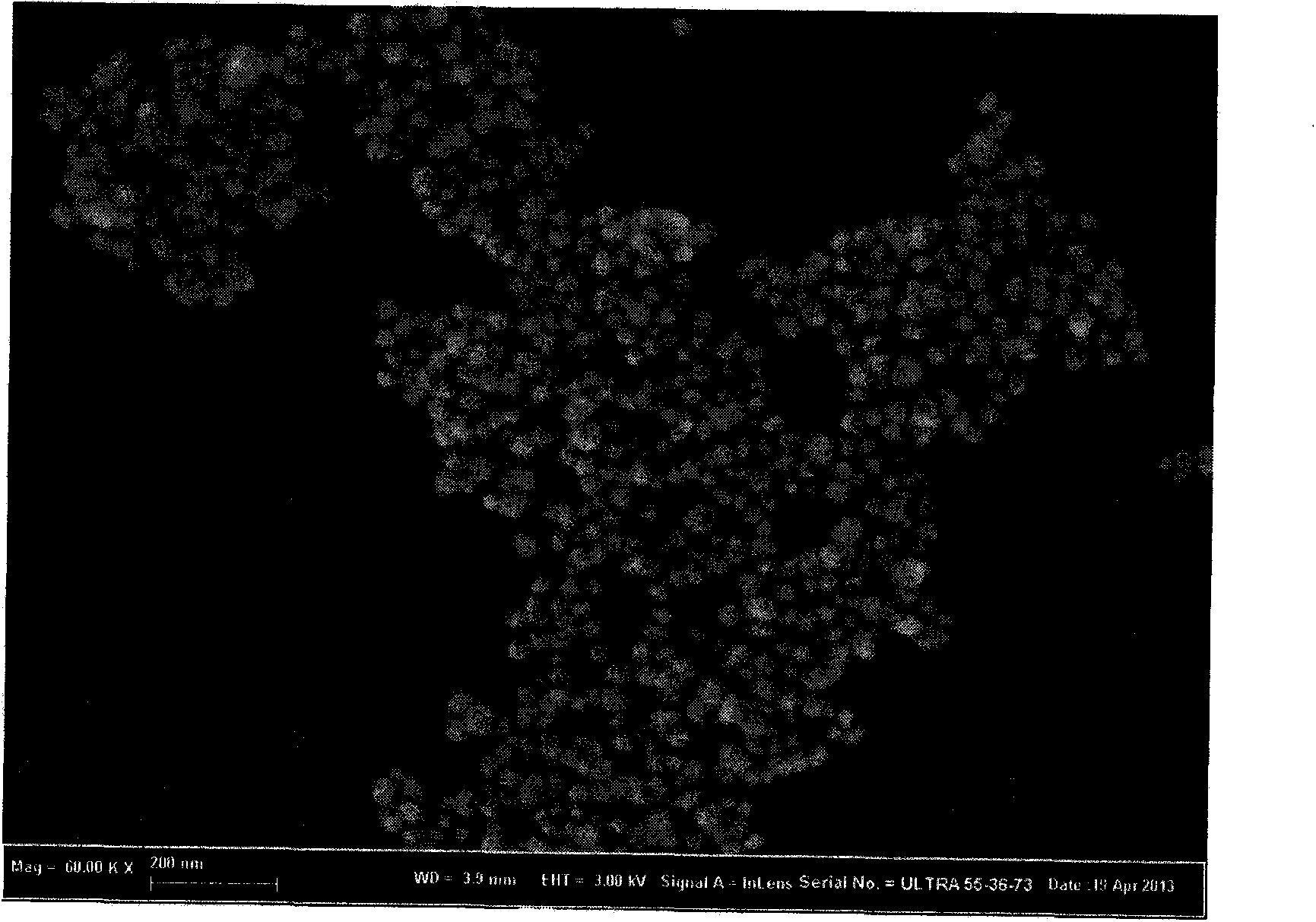 Method for preparing flower-like gold nanoparticles controllably