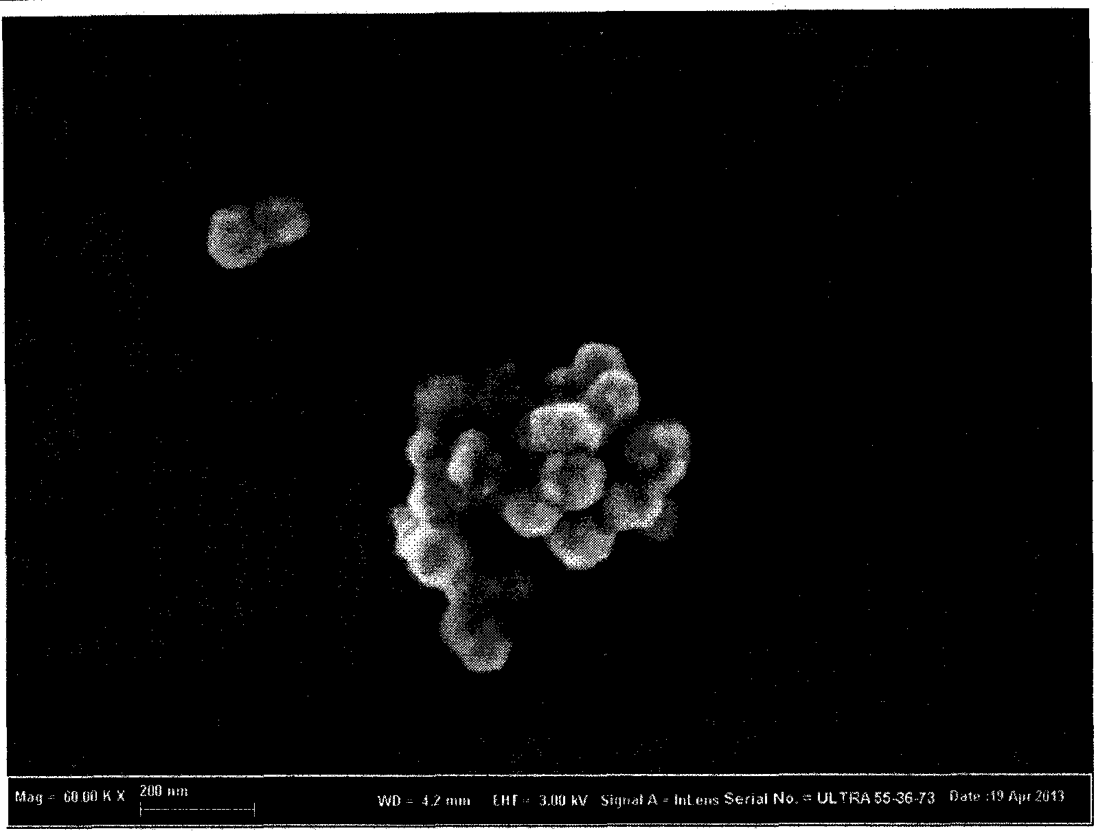 Method for preparing flower-like gold nanoparticles controllably