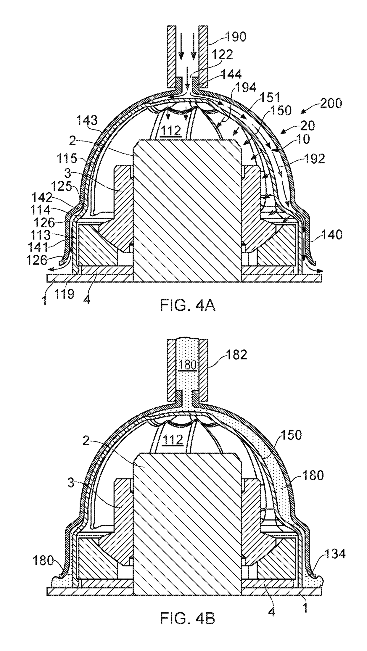 Method of installing a spark containment cap