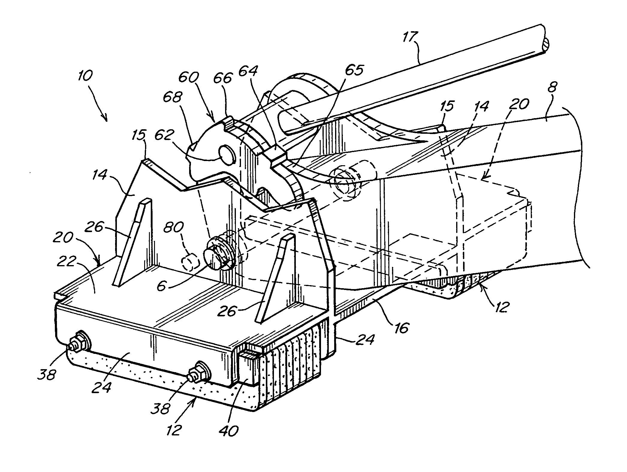 Stabilized pad for vehicles