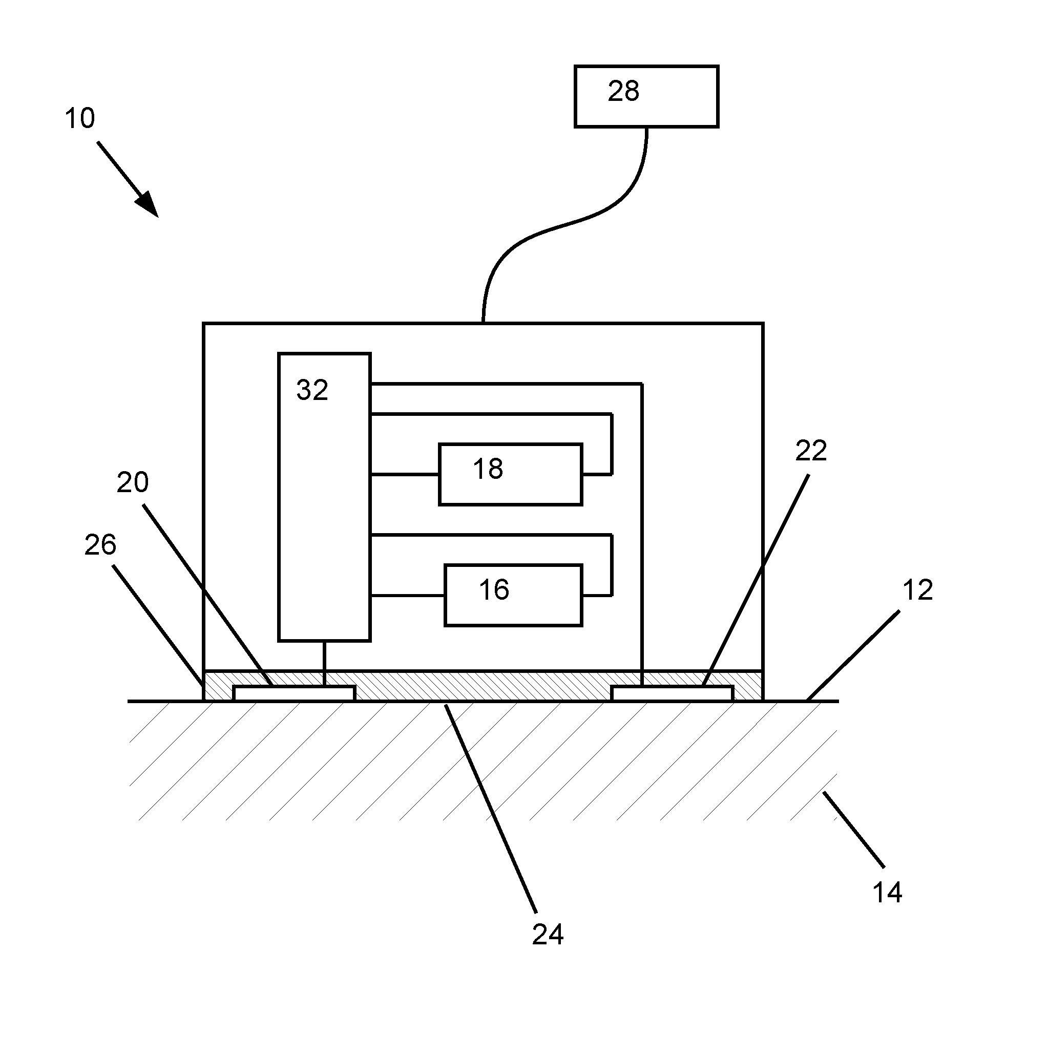 Measuring device for measuring a bodily function and method for operating such a measuring device