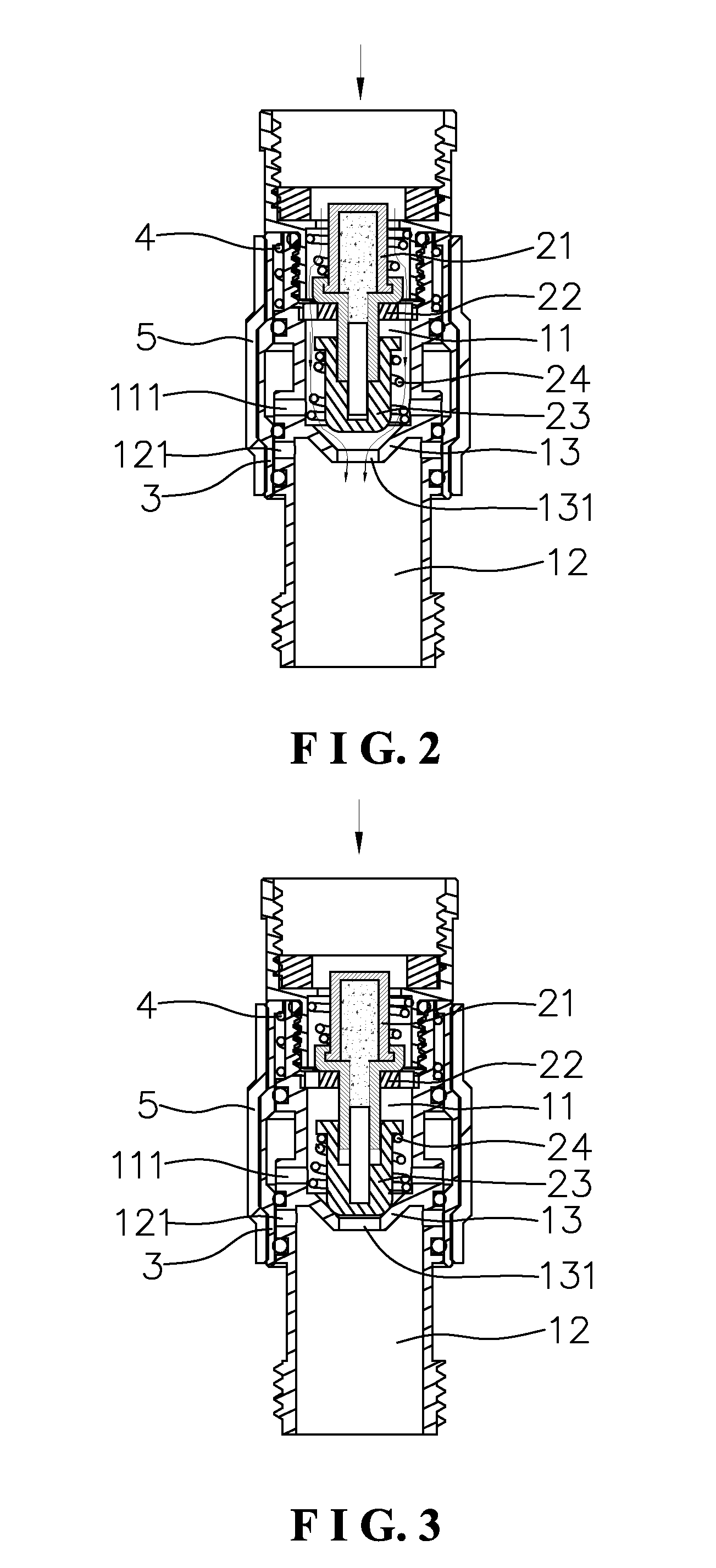 Anti-scalding device with a speedy venting effect