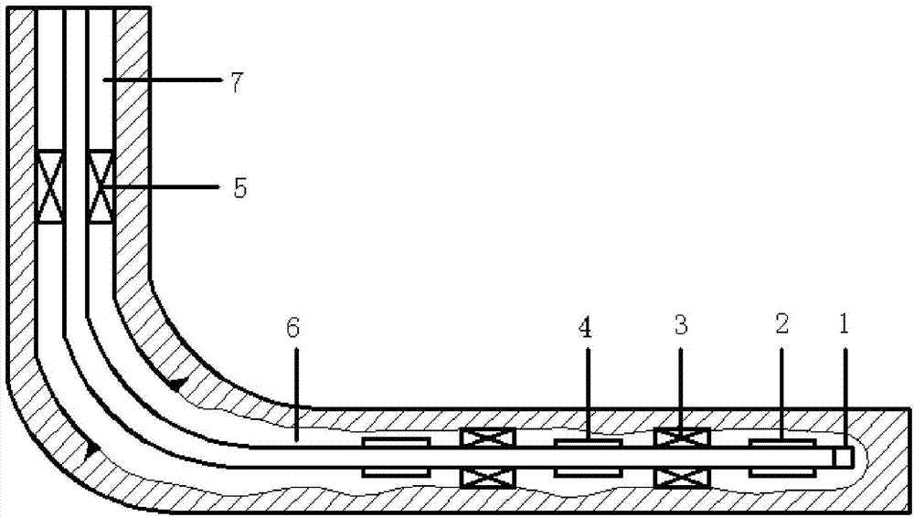 Segment transforming process for well-completion acid fracturing of open-hole horizontal well of oil gas well