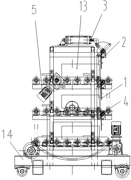 Multi-layer automatic water pouring machine