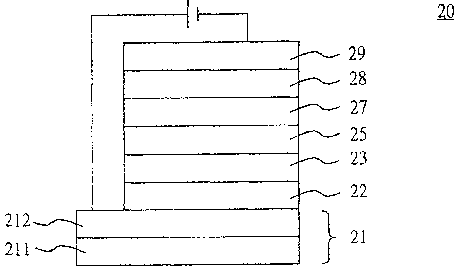 Organic complex and organic electroluminescent display device employing same