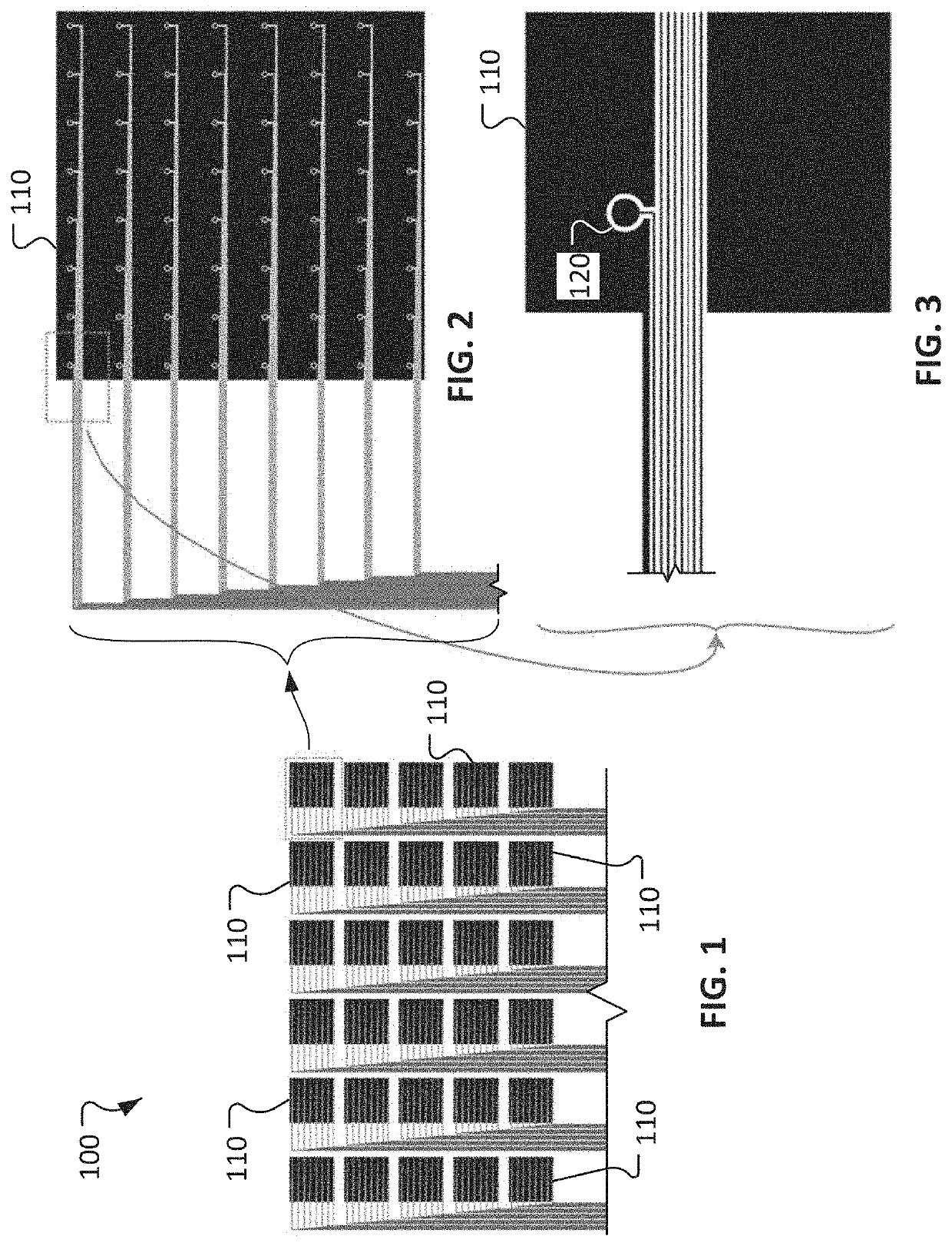 Multiscale brain electrode devices and methods for using the multiscale brain electrodes