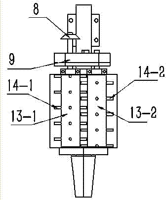 Driving differential-velocity counter-rotating no-tillage anti-blocking device