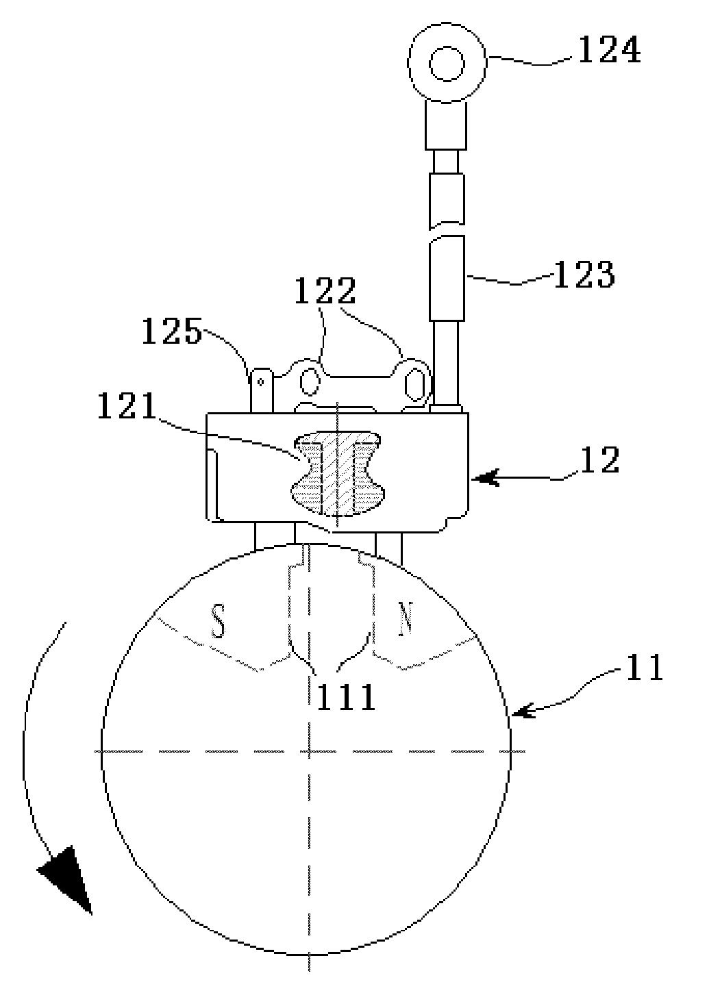 Ignition control device for use with light duty gasoline engine and method of suppressing reverse rotation of the engine