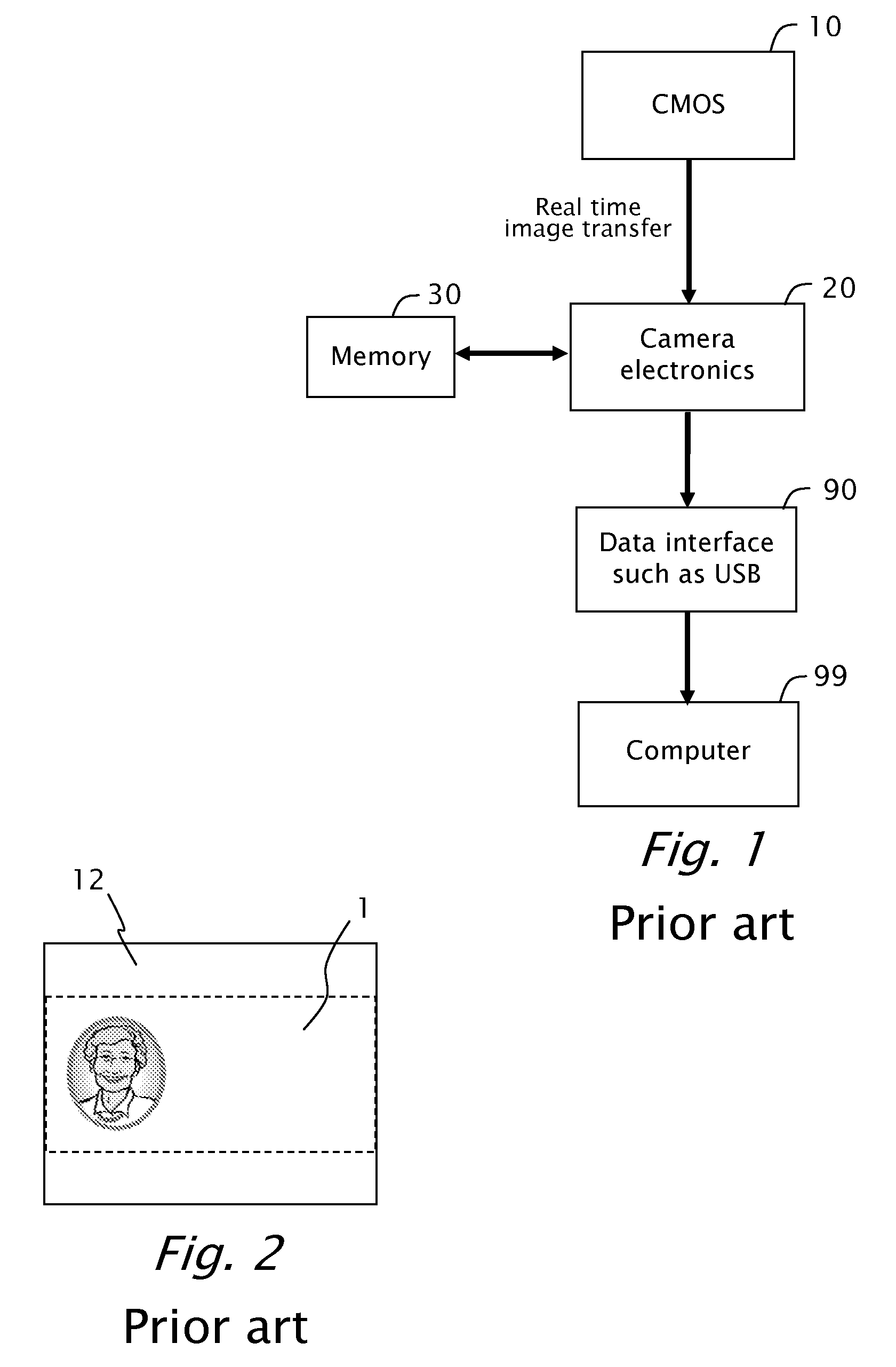 System and method for electronically combining images taken by two or more adjacent image sensors