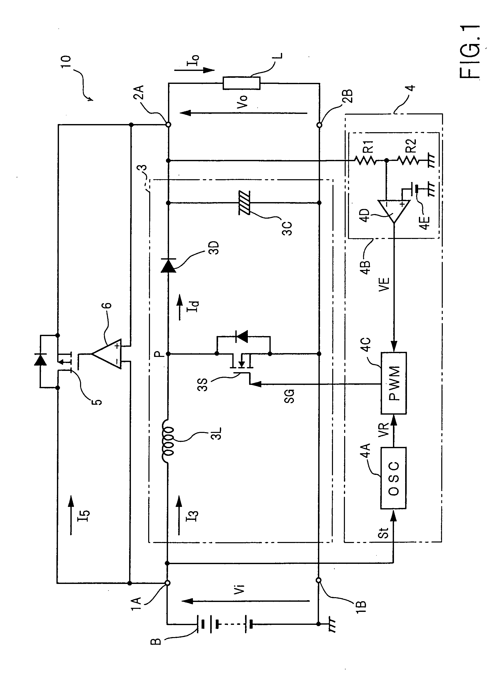Direct-current power supply and battery-powered electronic apparatus and equipped with the power supply
