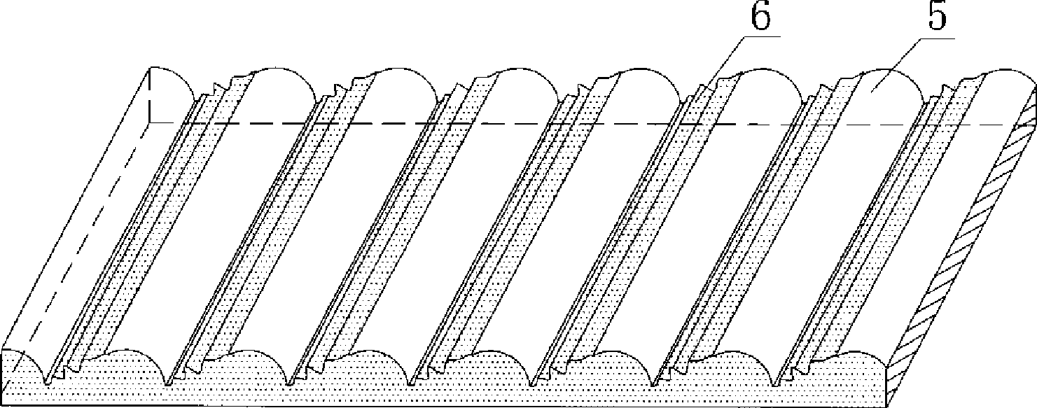 Stone texture-like permeable concrete ground and construction method thereof