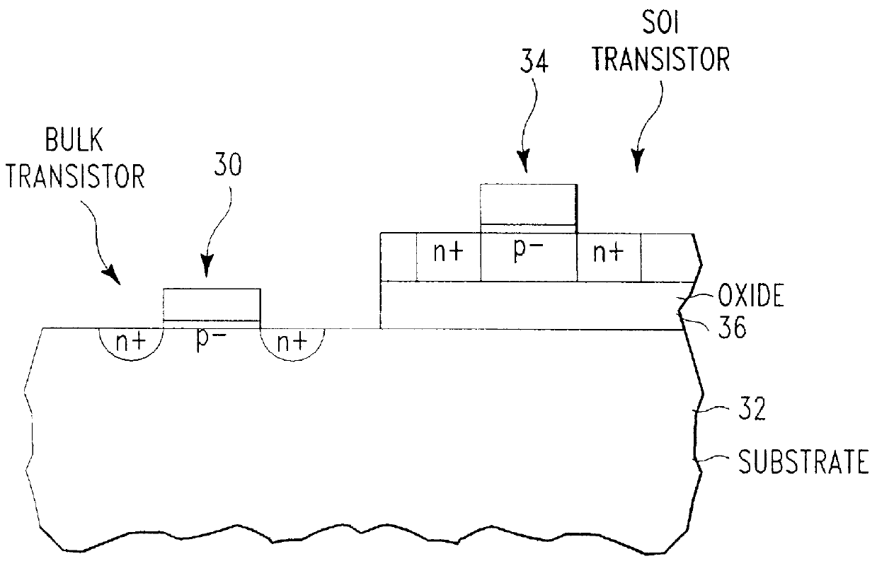 3-D CMOS-on-SOI ESD structure and method