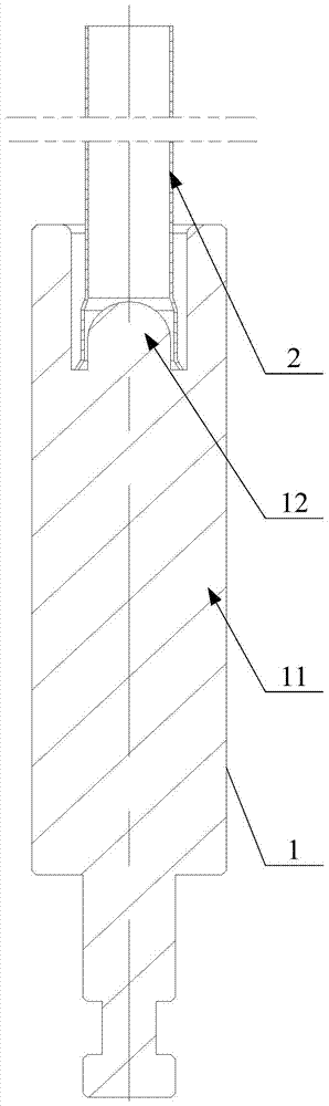 Tube expander and its base, straight tube flaring method