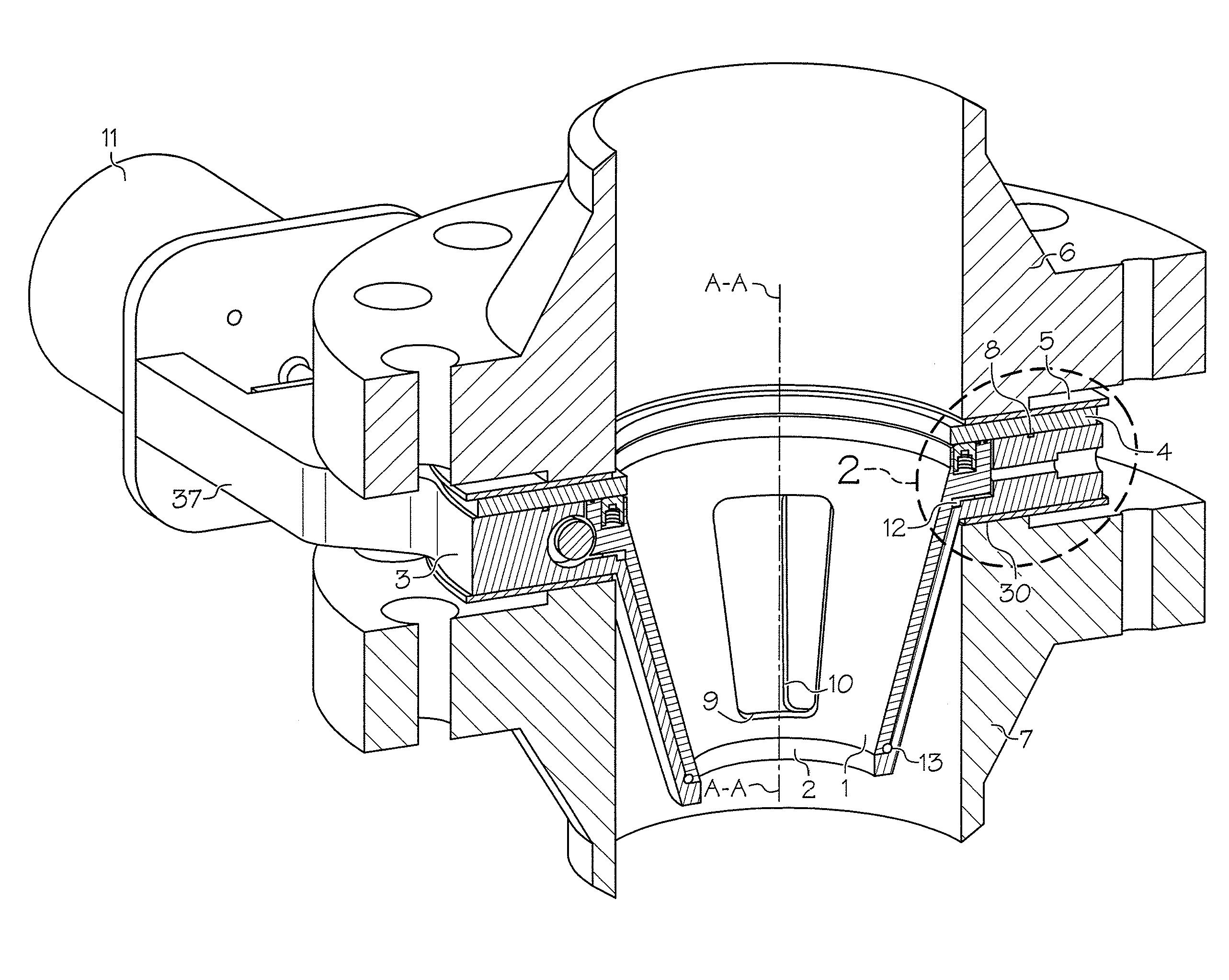 Dynamic variable orifice for compressor pulsation control