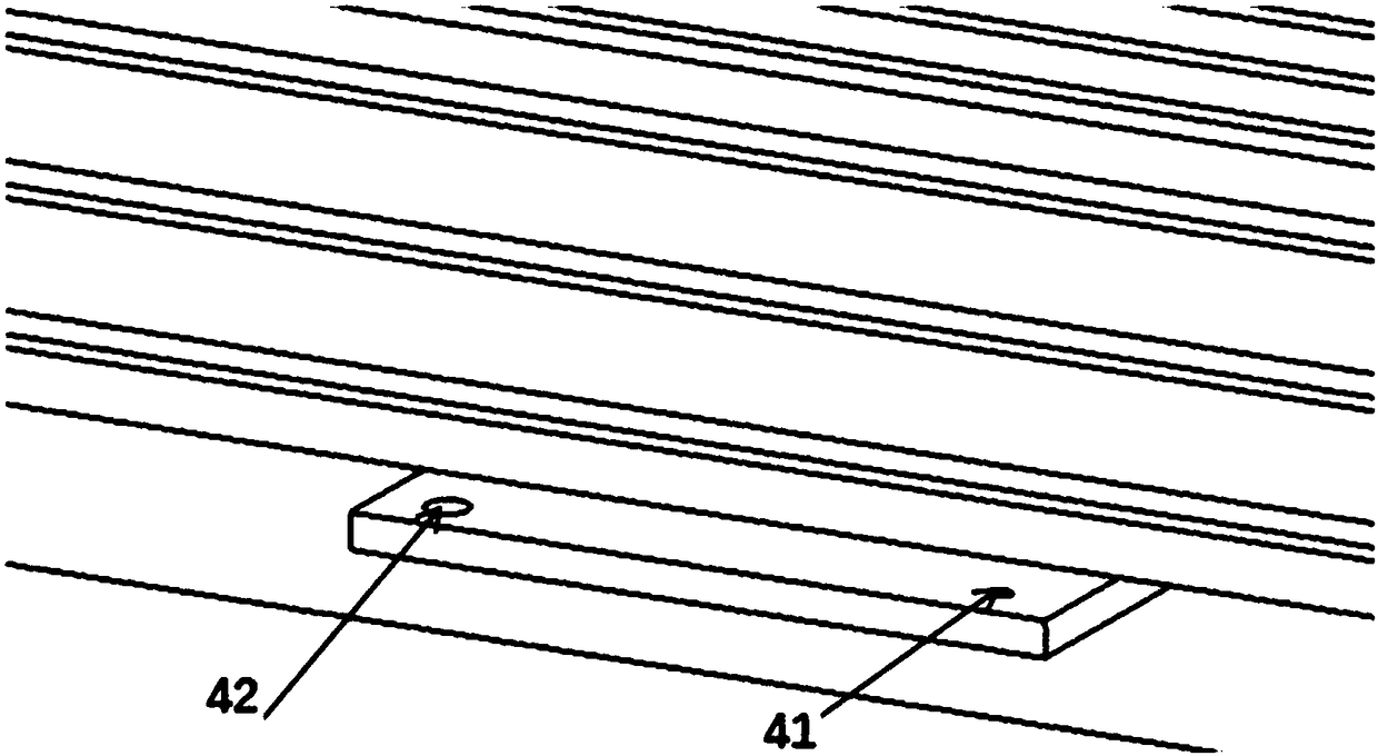 Automobile chassis rear-overhang part assembly simulated detection tool and detection analysis method