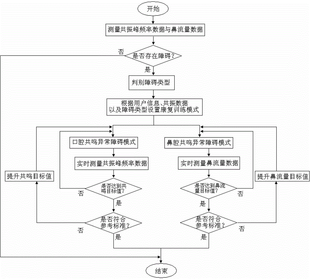Rehabilitation system and method based on real-time audio-visual feedback and promotion technology for speech resonance