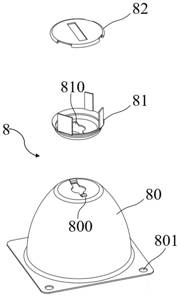 A lamp holder reflector bowl assembly device and assembly method