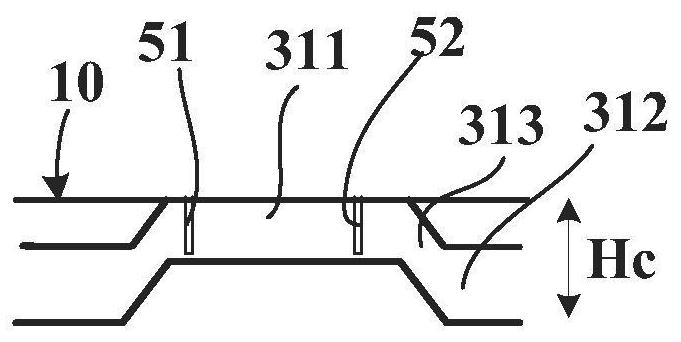 Tyre tread comprising wavy grooves and sipes