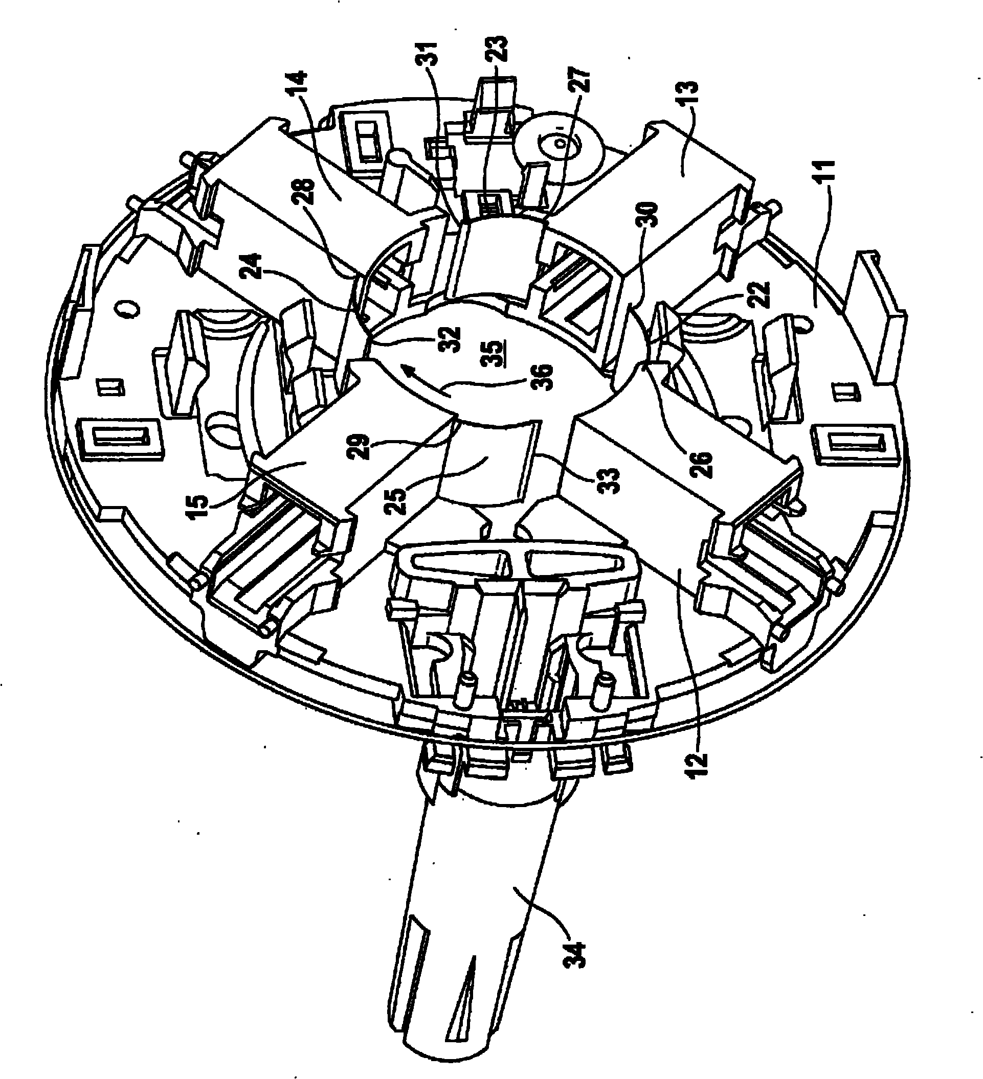 Commutation device and electric machine