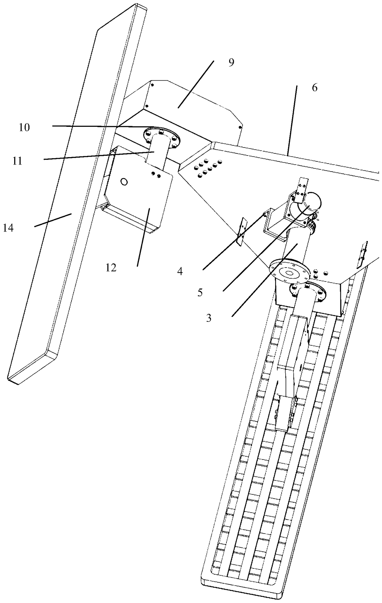 A Supporting Mechanism for Multi-Surface Directional Antenna with Adjustable Angle