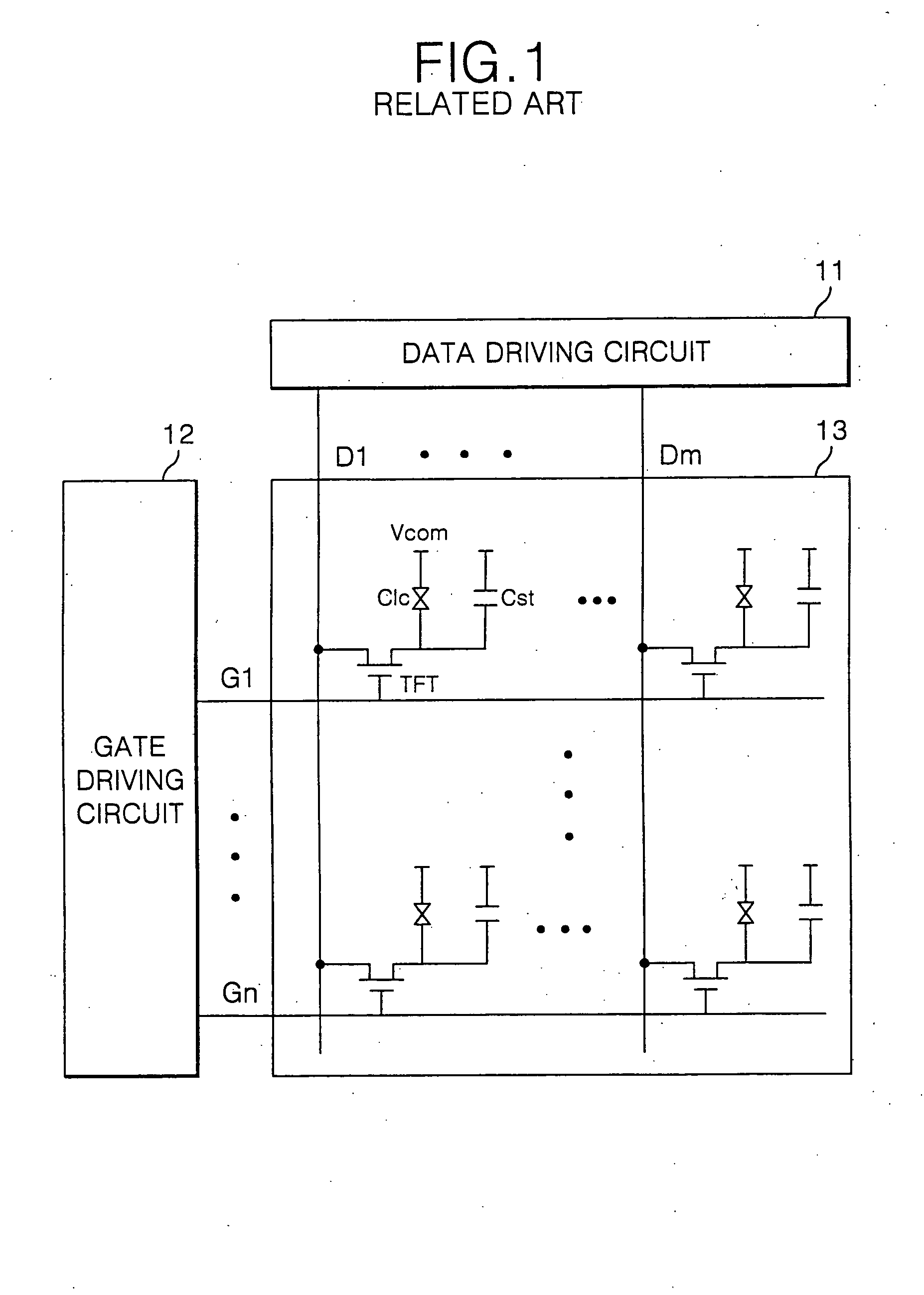 Gate driving apparatus and method for liquid crystal display