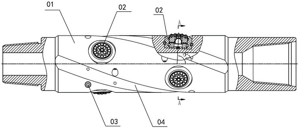 Eccentric wheel type antifriction and resistance-reducing device