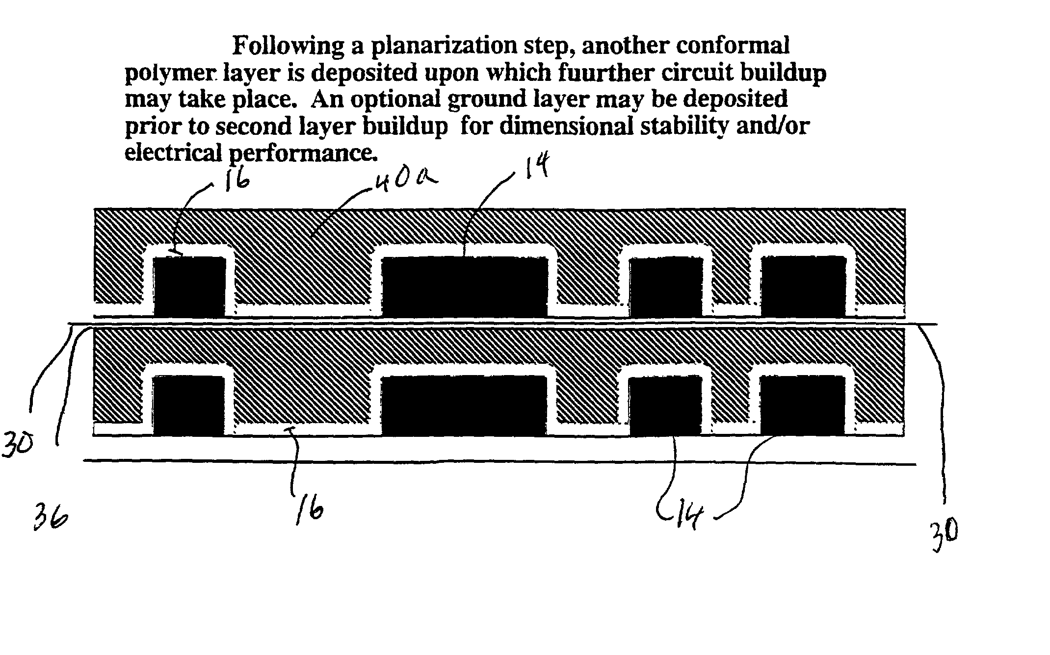 Multi-chip module and method for forming and method for deplating defective capacitors