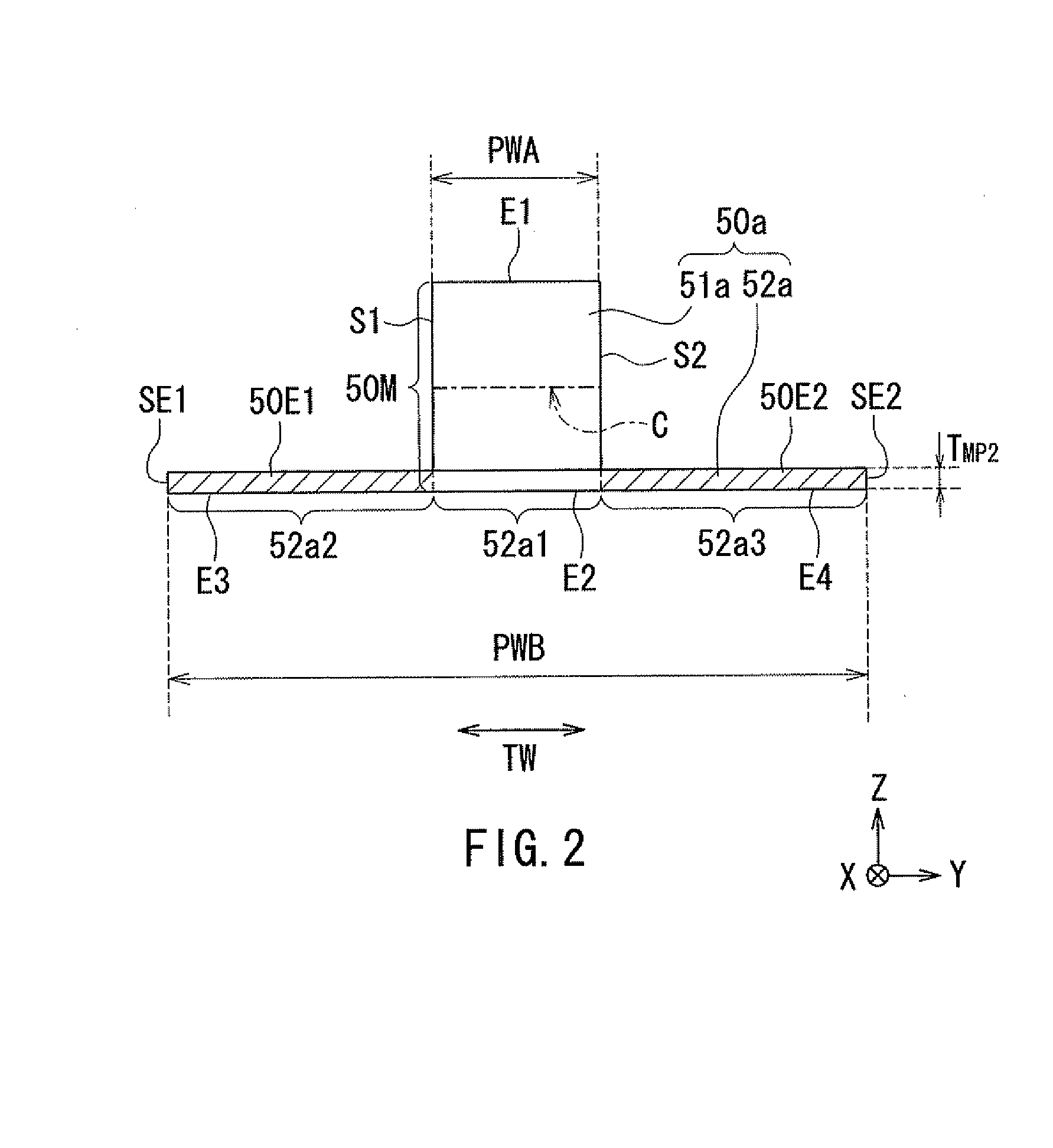 Thermally-assisted magnetic recording head including a magnetic pole and a heating element