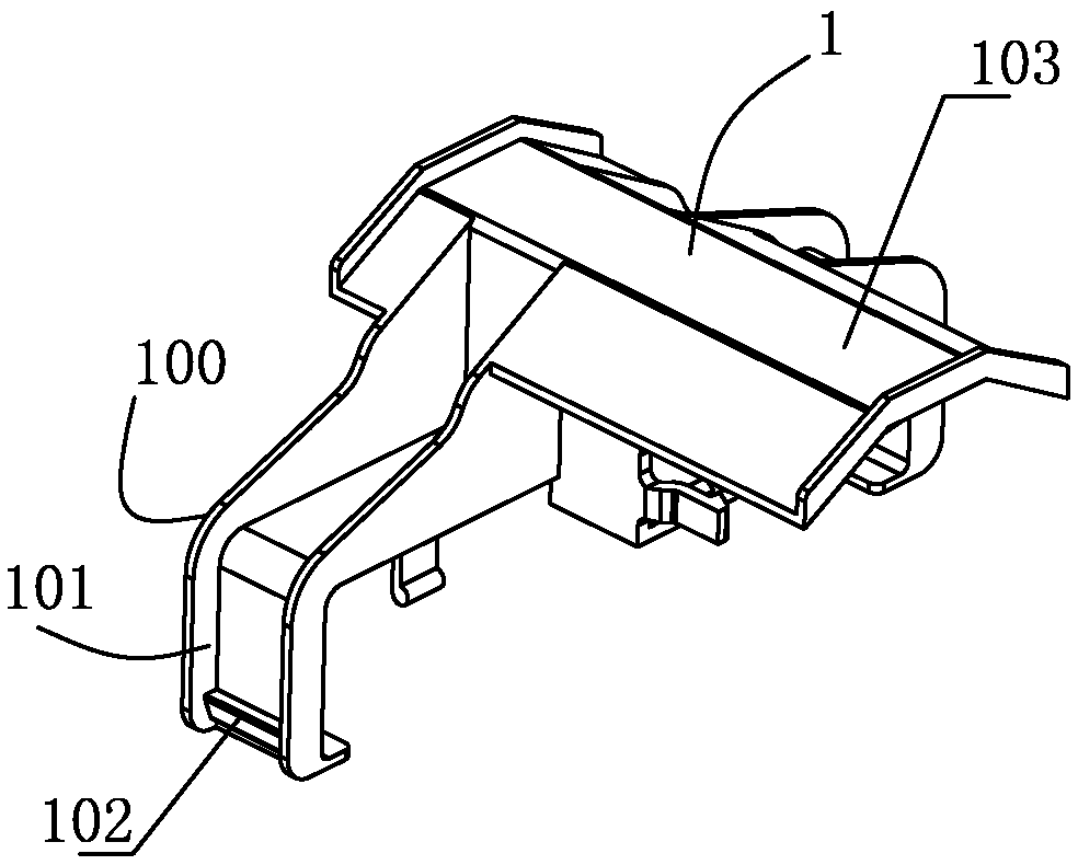 Microswitch bracket and overflow protection device applied in same