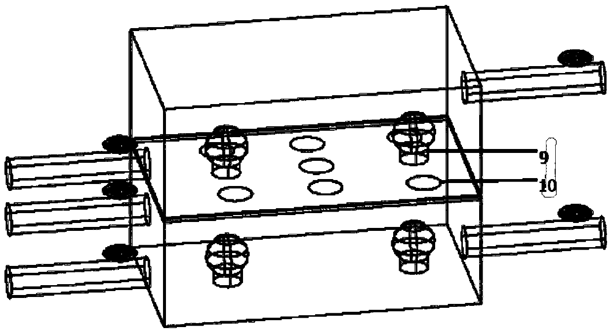 System for removing pollutants through aeration by using catalyst under dark condition