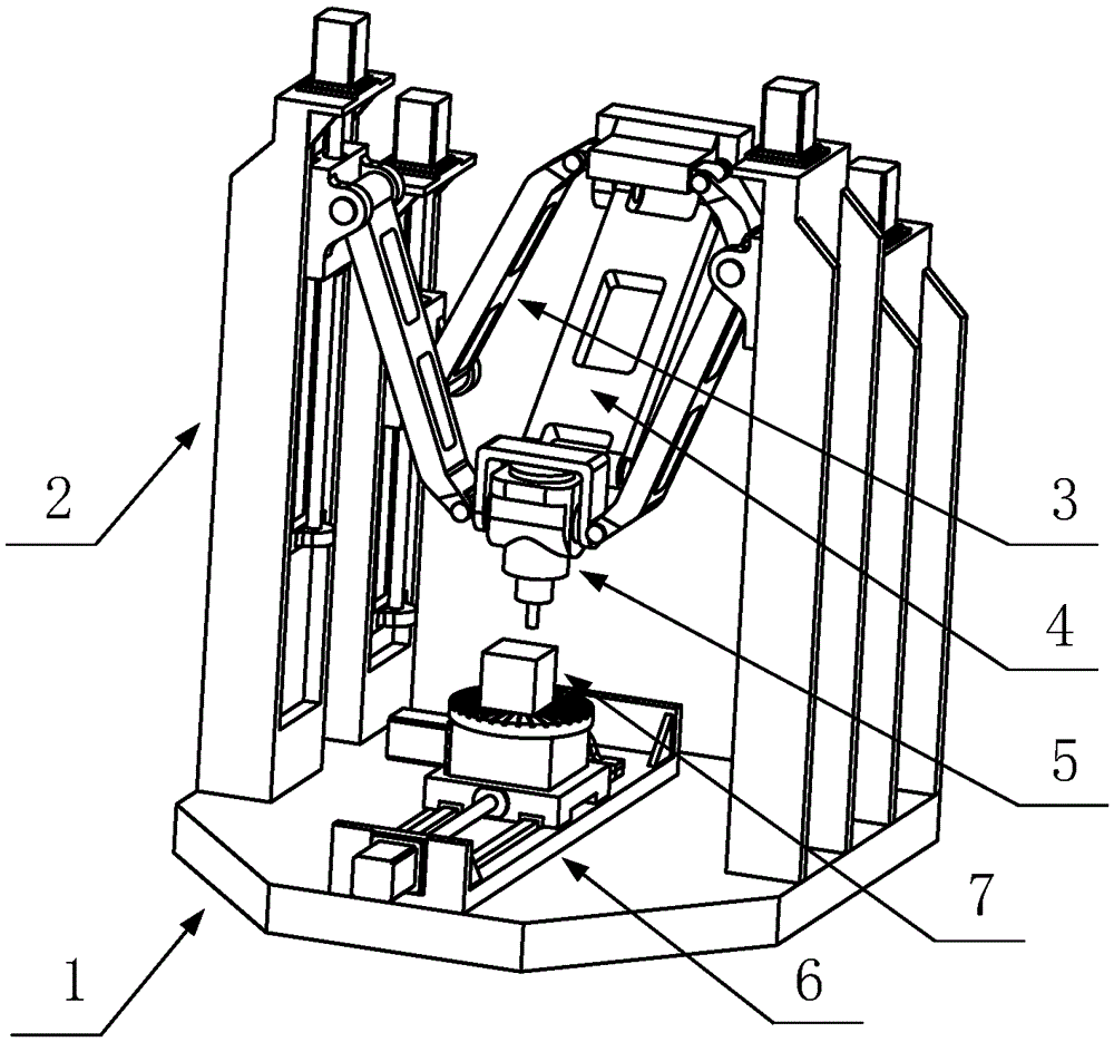 A Parallel Machine Tool Capable of Five-Axis Machining