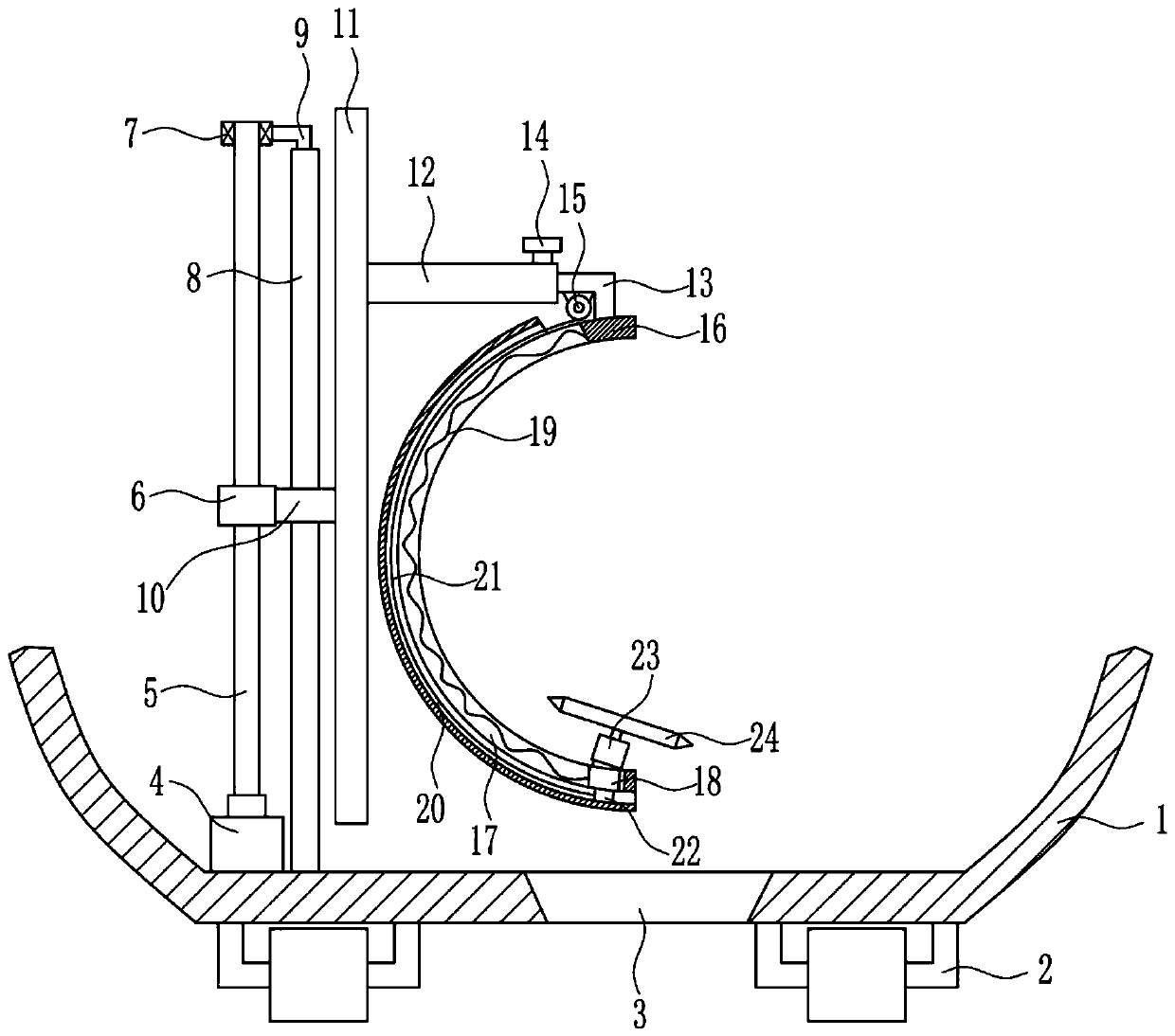 A kind of circular seedling shaping equipment