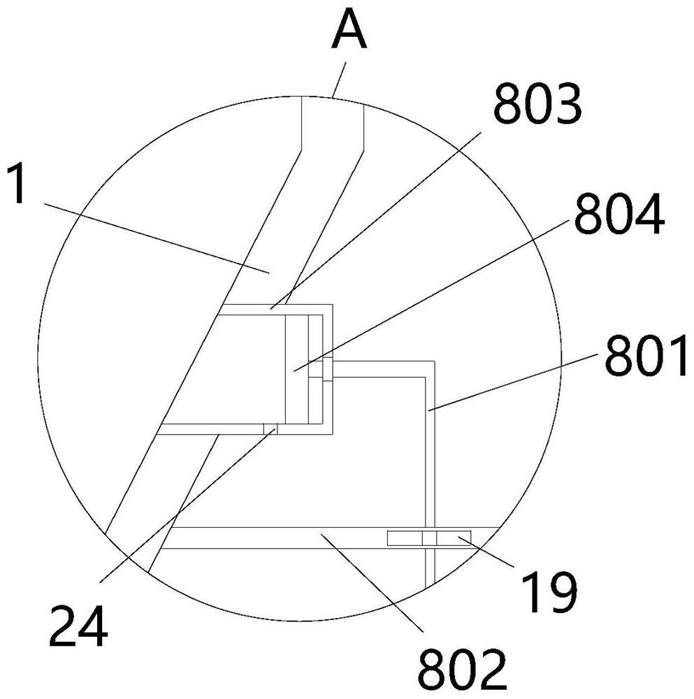 Chemical machinery raw material screening device