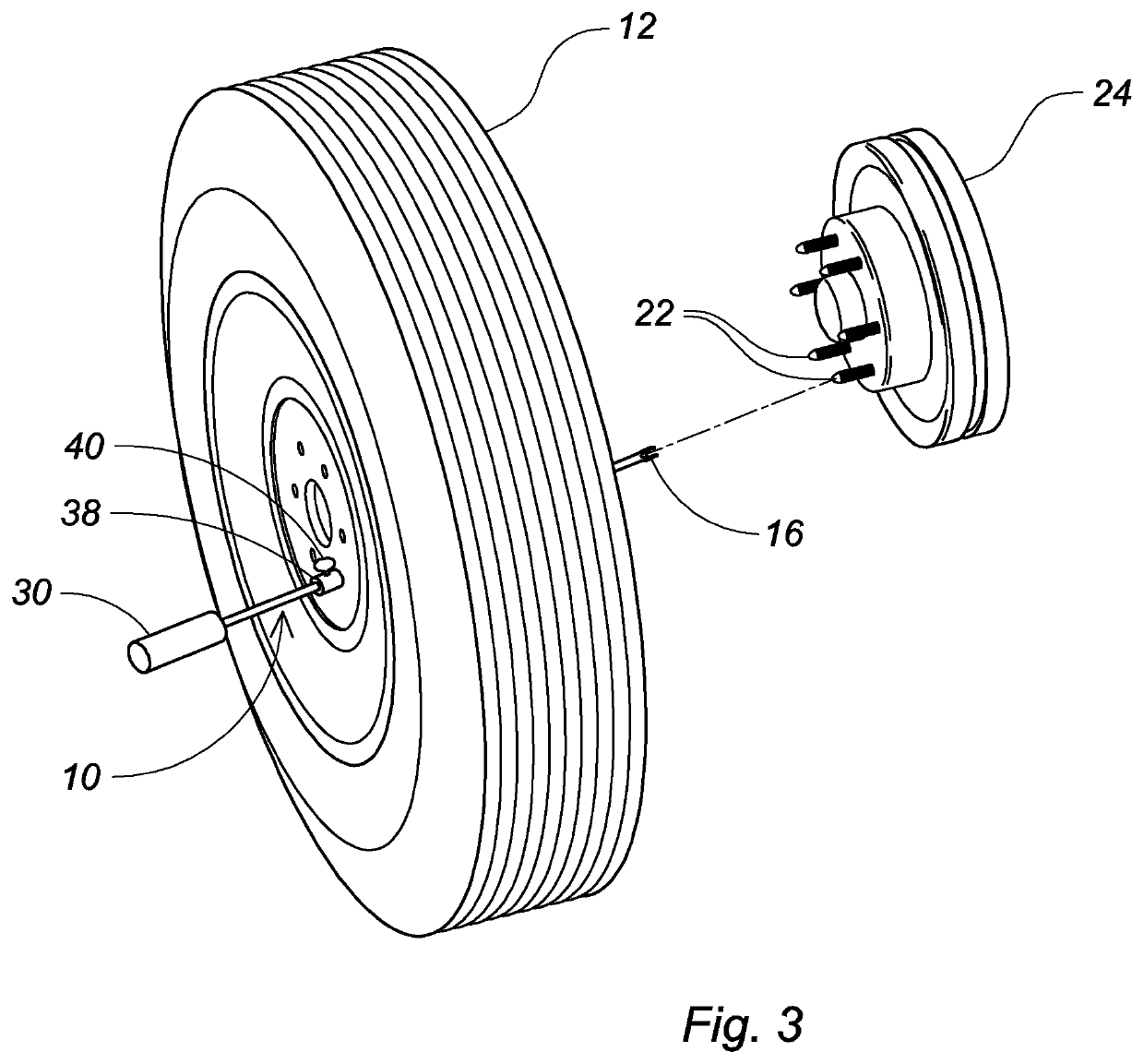 Tire and wheel lift and rotational aligner