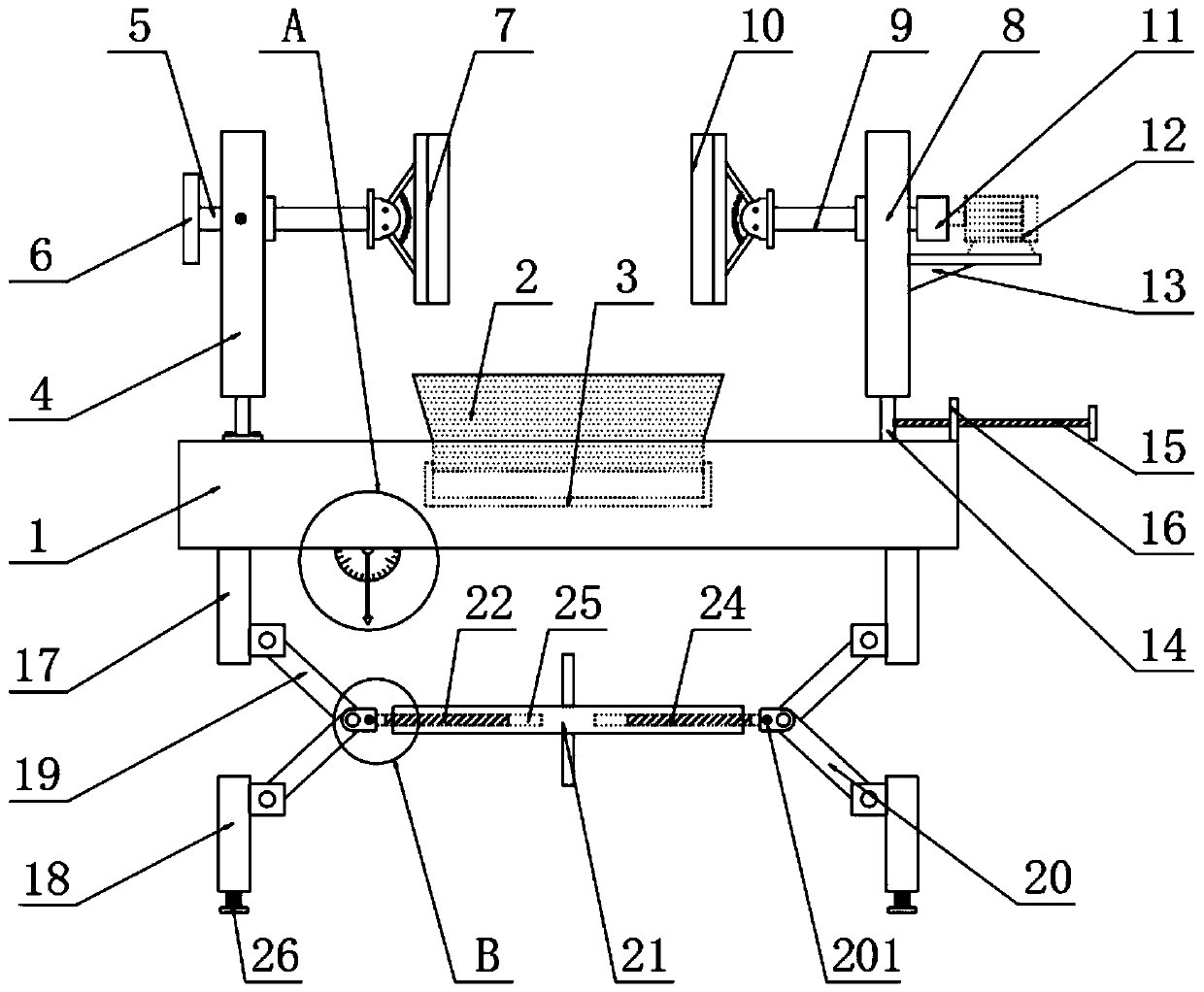 Auxiliary fixing device for polishing device