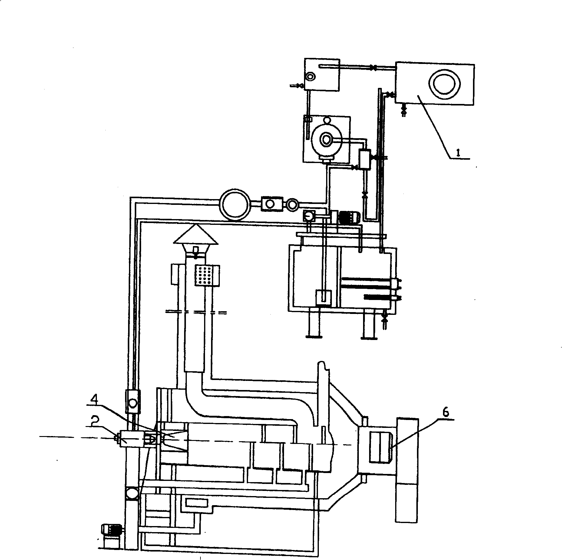 Heavy-oil-burning grain-drying complete apparatus