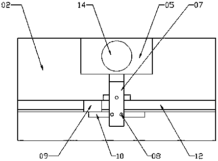 Device for testing electrical performances of diode