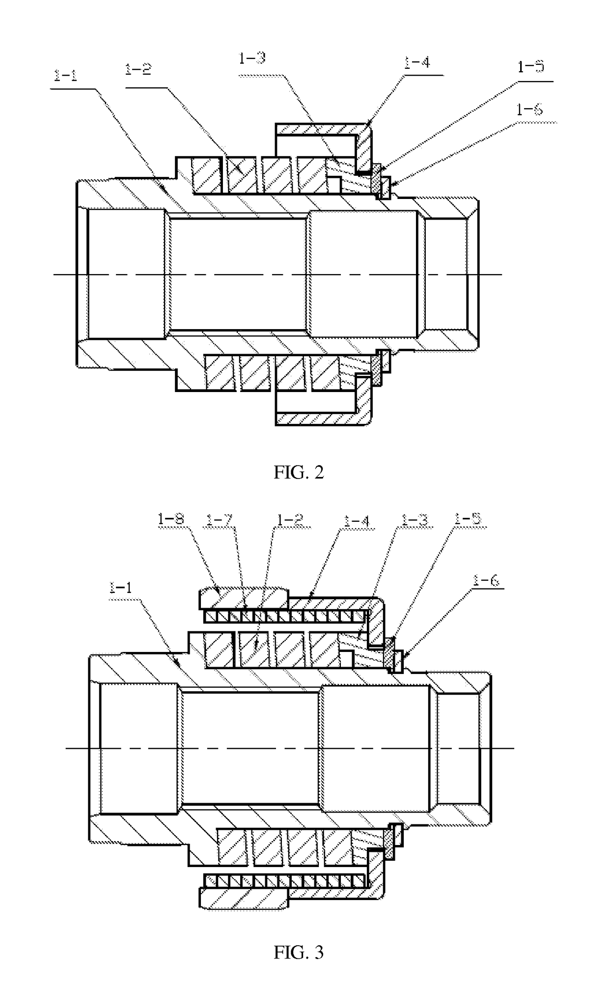 Unidirectional coupling damping pulley