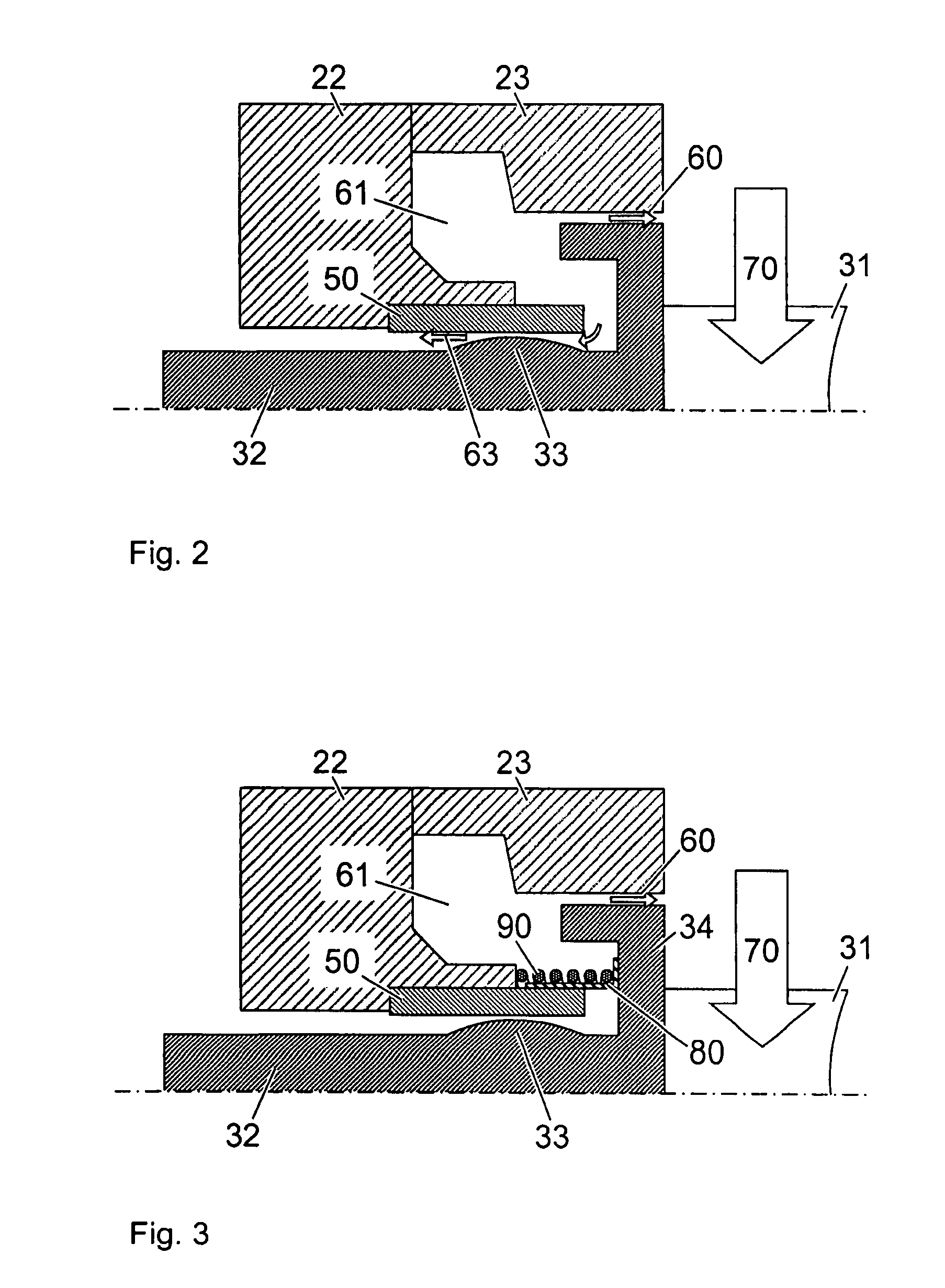 Sealing of variable guide vanes