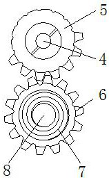 Quenching die for heat treatment of workpiece