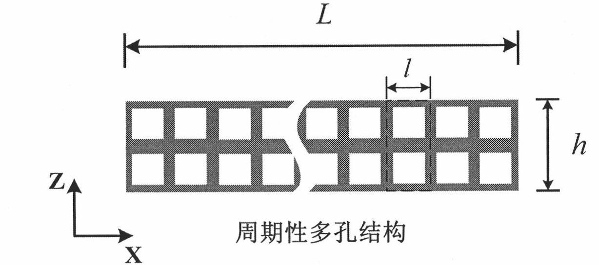 Method for predicating periodic porous material equivalent young's modulus