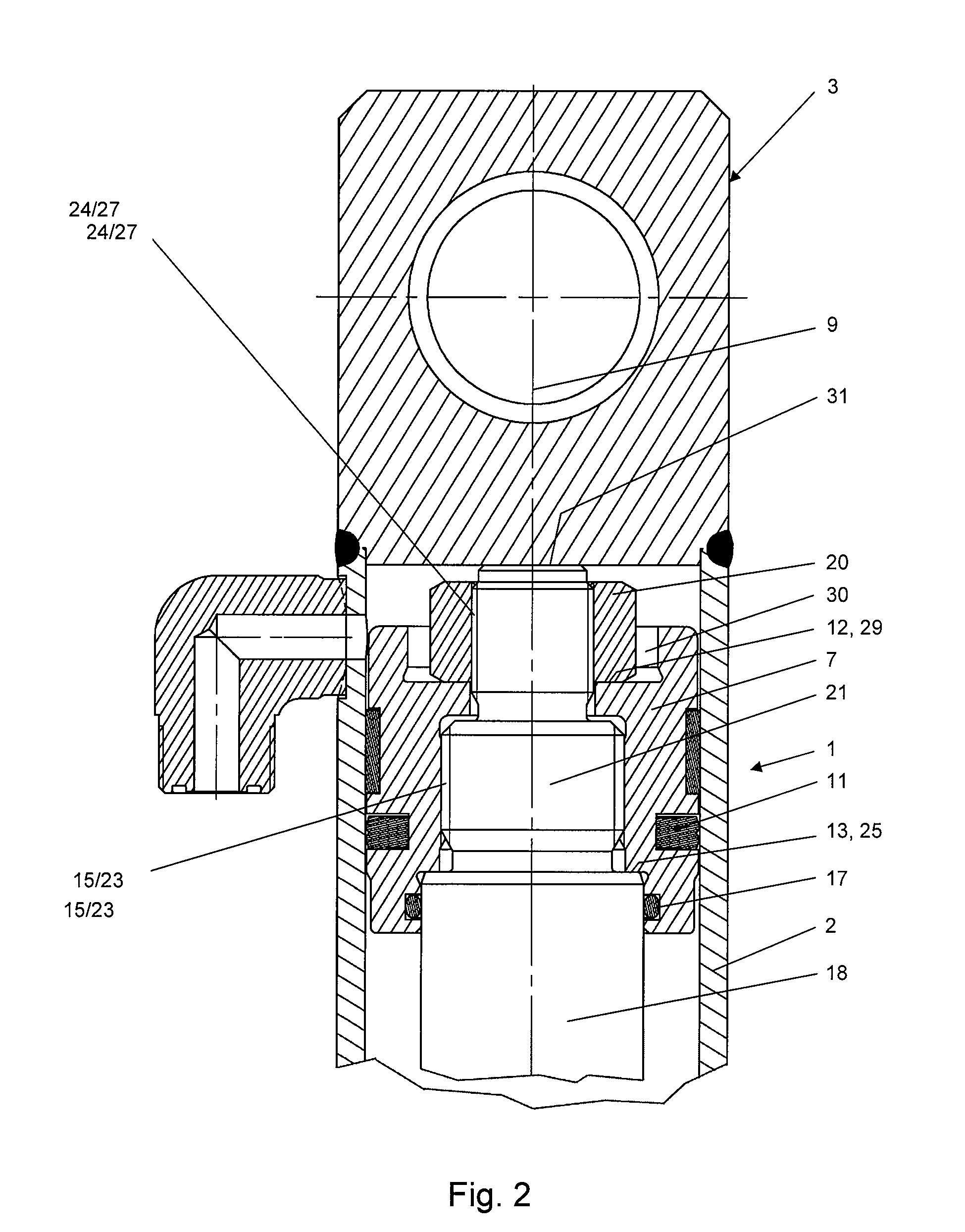 Piston and cylinder unit