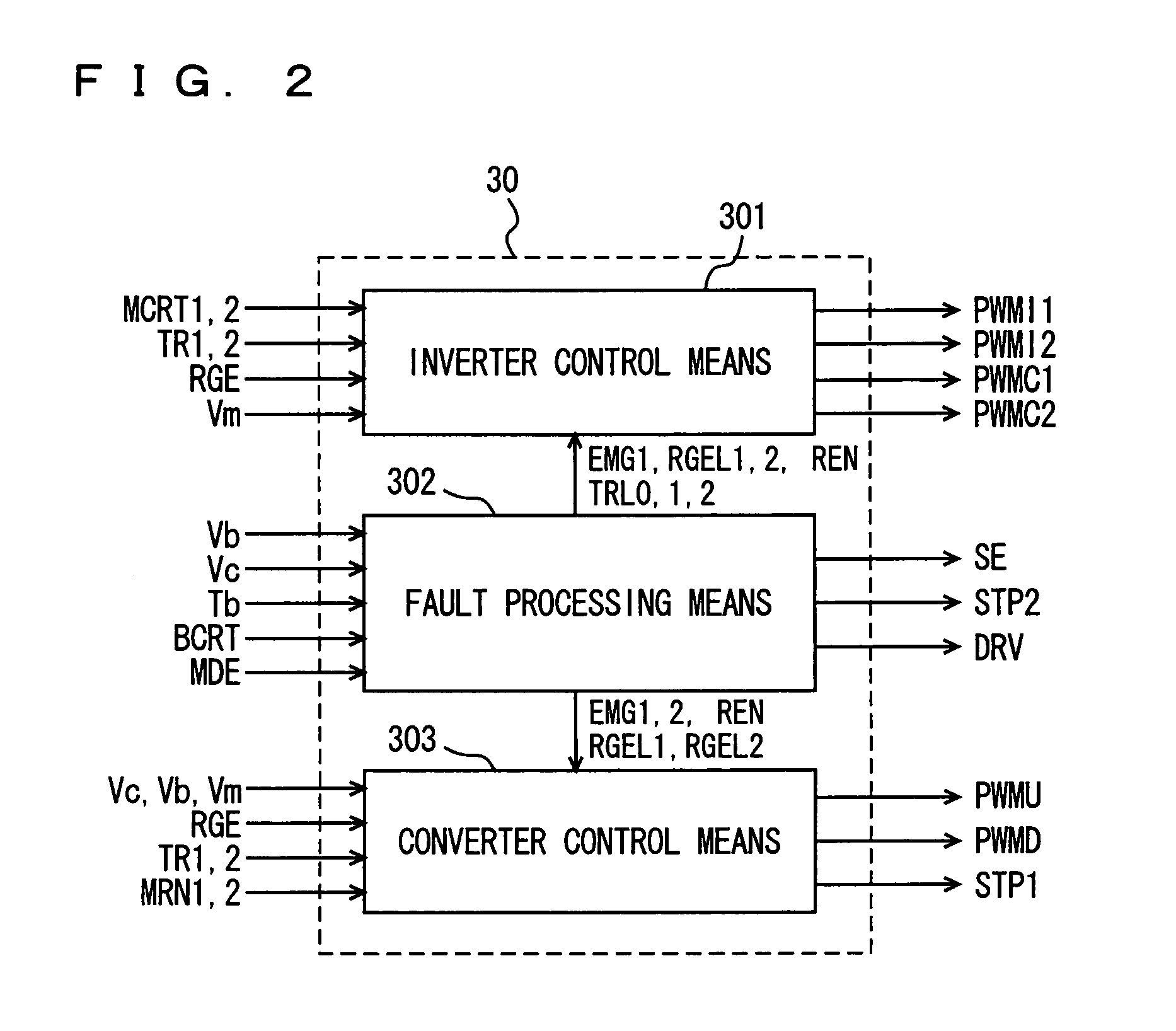 Motor drive apparatus, hybrid vehicle drive apparatus using the same, and computer readable recording medium recorded with program for causing computer to perform control of motor drive apparatus
