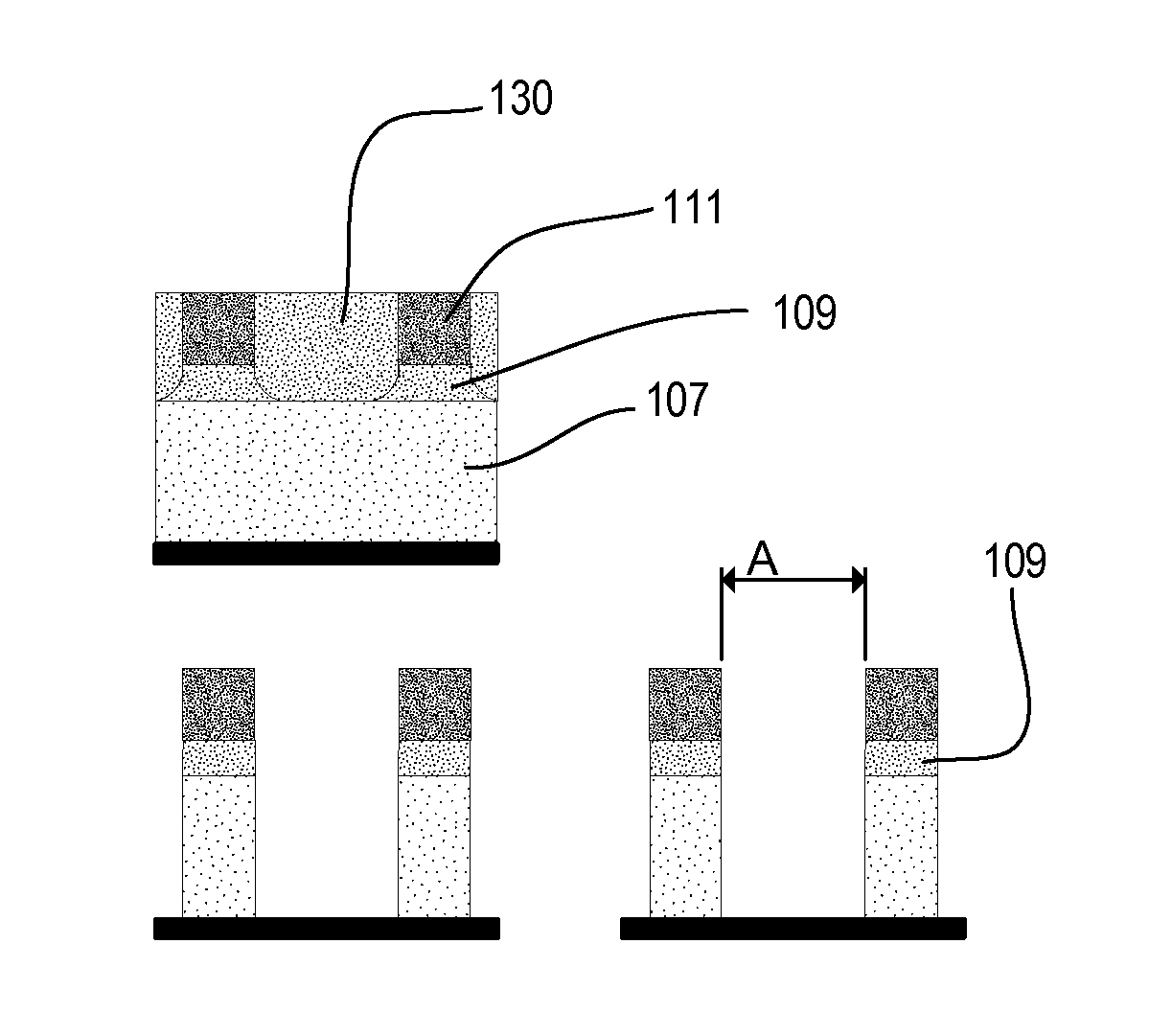 Method for Patterning a Substrate for Planarization