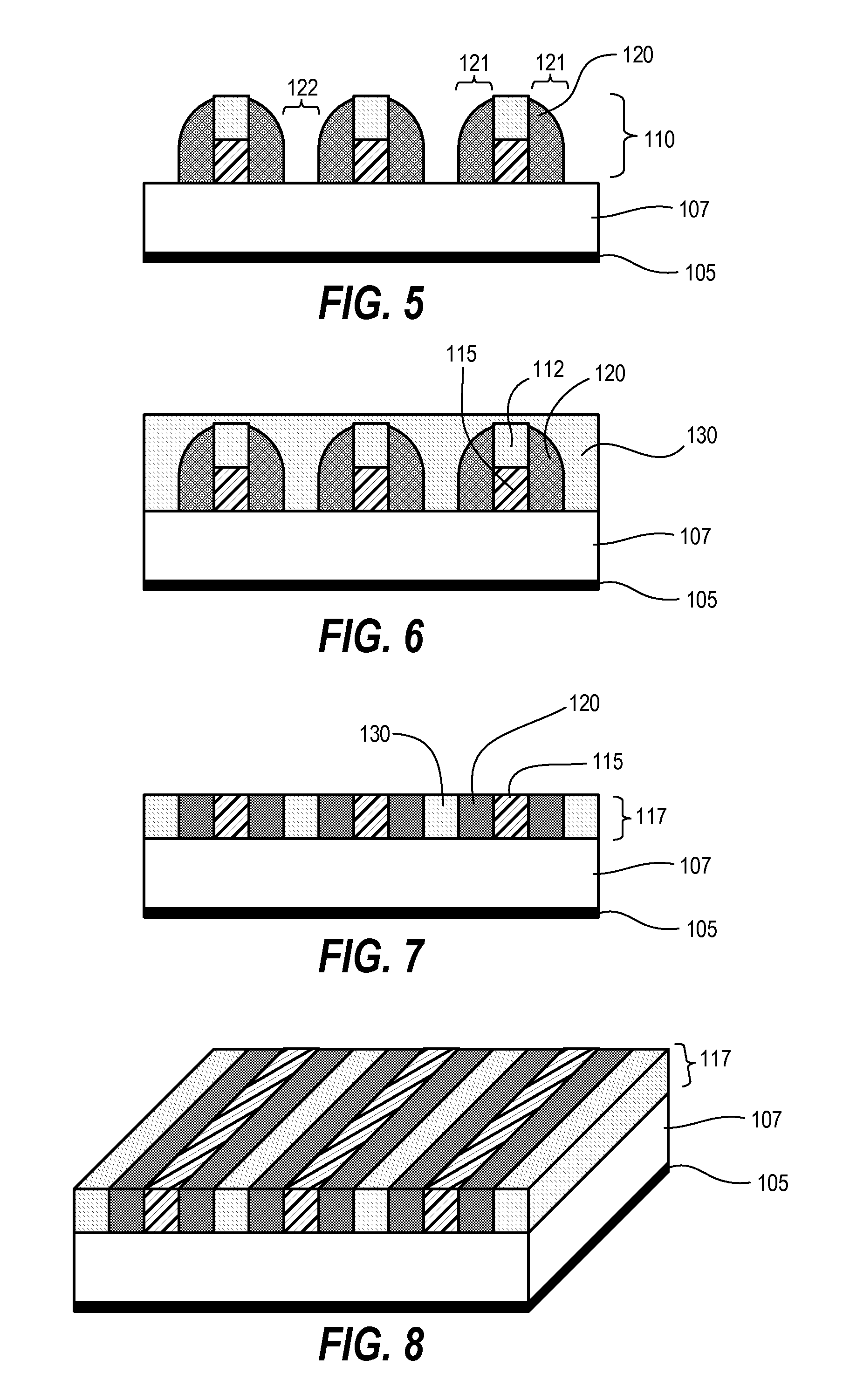 Method for Patterning a Substrate for Planarization
